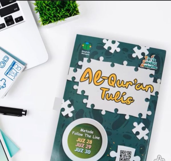 Buku Tahriri Belajar Tulis Quran Kaedah Follow The Line